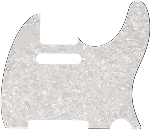 Fender Standard Telecaster Pick Guard (8-Hole) 4-Ply - White Pearl Fender Standard Telecaster Pick Guard (8-Hole) 4-Ply - White Pearl