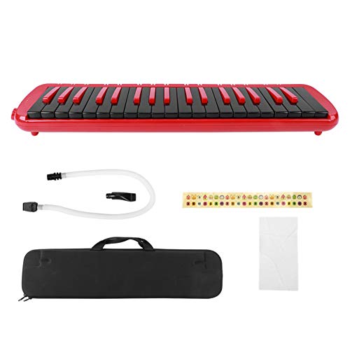 F‑37s Melodica 37 key Blowpipe Mouthpiece Piano Keyboard Pianica Built In Keyboard Wind Musical Instrument Suitable for Beginner Practice(Red) F‑37s Melodica 37 key Blowpipe Mouthpiece Piano Keyboard Pianica Built In Keyboard Wind Musical Instrument Suitable for Beginner Practice(Red)