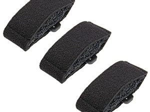 3Pcs Yootones Guitar String Mute Dampener Compatible with Electric Acoustic Guitar Bass Musical Instruments Accessory(Black)