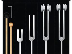 BURNING&LIN Tuning Fork Set Aluminum Alloy Standard Tone For Medical Healing Love Frequency Enhance DNA Repair Reduce Anxiety