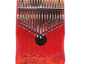 Ladyacces Kalimba Thumb Piano 17 Key Portable Mbira Finger Piano Musical Instrument Gift for Kids and Adults Beginners LK-10