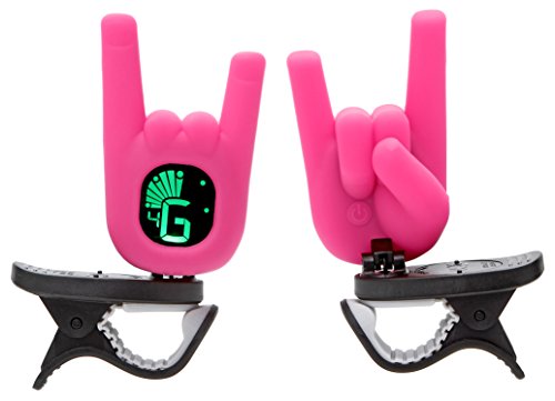 2Eleven Music Clip On Devil Horn Hand Gesture Guitar Tuner with Modes for Guitar 2Eleven Music Clip On Devil Horn Hand Gesture Guitar Tuner with Modes for Guitar