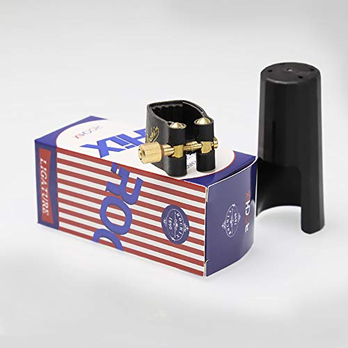 Rochix Leather Ligature and Plastic Cap for Bb Clarinet Rochix Leather Ligature and Plastic Cap for Bb Clarinet