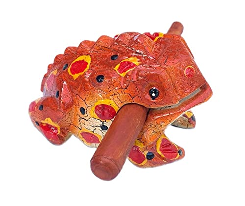 5 Inch Guiros Percussion Instruments Wooden Frog 5 Inch Guiros Percussion Instruments Wooden Frog