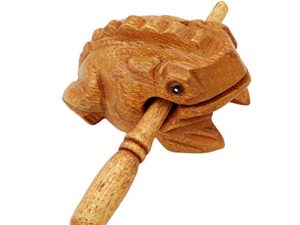 Flybloom Percussion Instruments Wooden Frog Natural Wood Frog