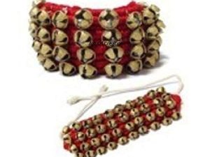 Art of Creation Kathak Dancing Ghungroo 80 Big Bells 4 Row (16 No.)Classical Dancers Anklet Musical Instrument Bharatnatayam Indian Traditional Ghungru (4 Line Dancing Bell