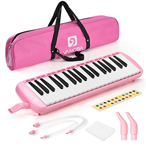 Vangoa 37 Key Melodica Musical Instrument Soprano Melodica Air Piano Keyboard with Carrying Bag Vangoa 37 Key Melodica Musical Instrument Soprano Melodica Air Piano Keyboard with Carrying Bag
