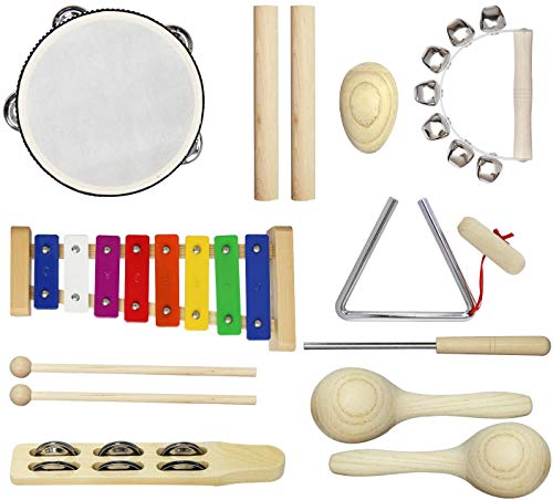 CLIFTON Educational Musical Instruments Set School Education Musical Set with Storage Bag Musical Instruments for Children Musical Instruments for Kids Musical Instruments for Toddlers CLIFTON Educational Musical Instruments Set School Education Musical Set with Storage Bag Musical Instruments for Children Musical Instruments for Kids Musical Instruments for Toddlers
