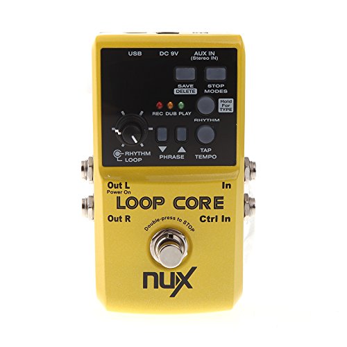 NUX Loop Core Violao Guitar Electric Effect Pedal 6 Hours Recording Time Built-in Drum Patterns Musical Instrument Parts TS Showcase NUX Loop Core Violao Guitar Electric Effect Pedal 6 Hours Recording Time Built-in Drum Patterns Musical Instrument Parts TS Showcase