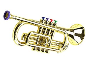 Musical Instruments Play Toy 4 Tones Trumpet for Kids