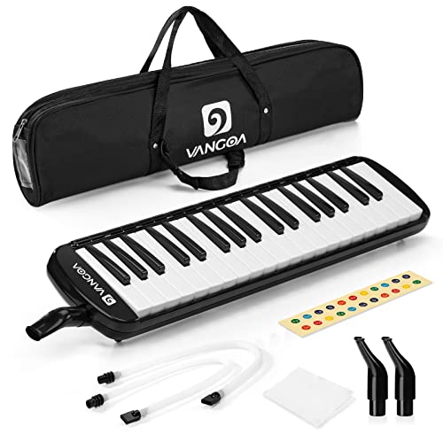 Vangoa 37 Key Melodica Musical Instrument Soprano Melodica Air Piano Keyboard with Carrying Bag Vangoa 37 Key Melodica Musical Instrument Soprano Melodica Air Piano Keyboard with Carrying Bag