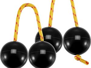 2 Pcs Aslatua Authentic Rhythm African Shaker Kashaka Musical Single Hand Percussion Instruments Kashaka Instrument for Kid Adults Beginners Lovers ( Black )