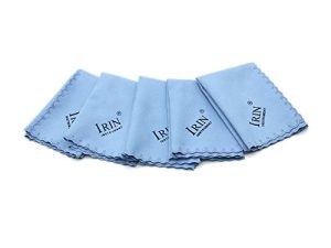 summina 5pcs Microfiber Cleaning Polishing Polish Cloth for Musical Instrument Guitar Violin Piano Clarinet Trumpet Sax Universal