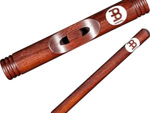 Meinl Percussion Red Finish African Select Hardwood Claves Musical Instrument Sticks