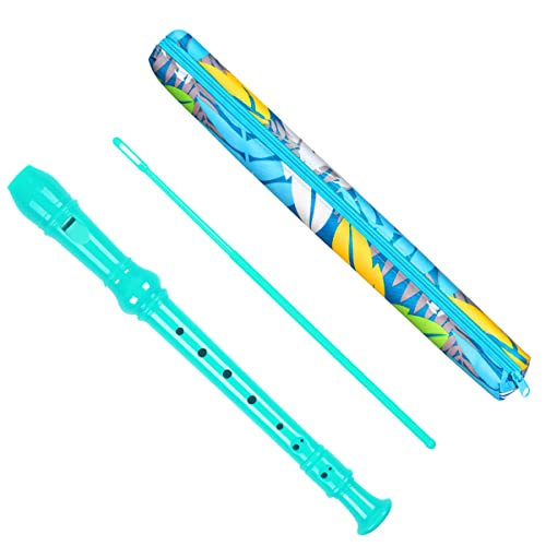 Descant Soprano Recorder Music Recorder Instrument For Kids Flute Kids Recorder With Cleaning Rod + Case Bag (Green) Descant Soprano Recorder Music Recorder Instrument For Kids Flute Kids Recorder With Cleaning Rod + Case Bag (Green)