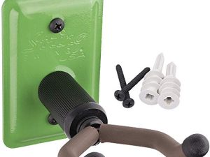 String Swing Ukulele Wall Mount Stand for Mandolin Ukele Banjo –Concert Pineapple Soprano Tenor and Baritone Compatible – Safety Home or Studio Accessories without Case – Green GCC11UK