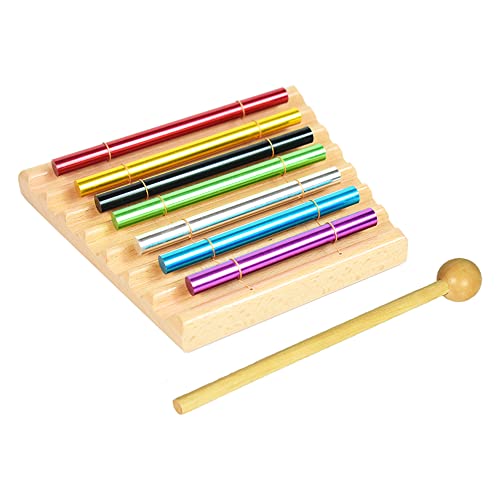 Colorful Responsive Classroom Chime Energy Chime Percussion Sound Tube Hand Bell for Class Yoga (Septet Chime) Colorful Responsive Classroom Chime Energy Chime Percussion Sound Tube Hand Bell for Class Yoga (Septet Chime)