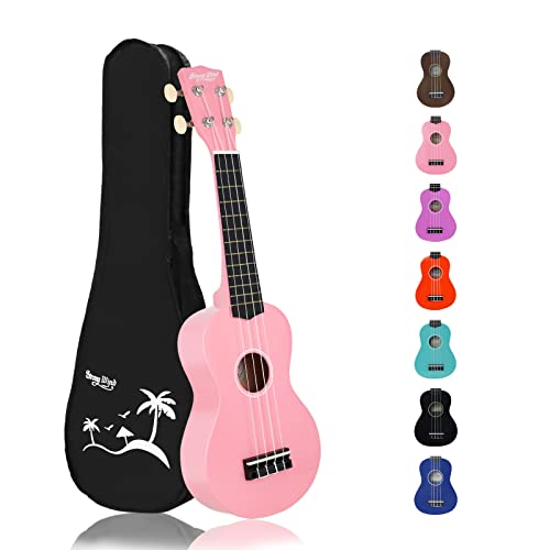 Strong Wind Soprano Ukulele 21 Inch Ukeleles for Beginners Hawaii Ukalalee Basswood Ukelele with Gig Bag Strong Wind Soprano Ukulele 21 Inch Ukeleles for Beginners Hawaii Ukalalee Basswood Ukelele with Gig Bag