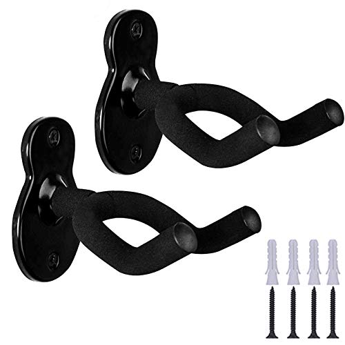 Guitar hanger Guitar hook Guitar holder Guitar wall mount hangers for Electric Acoustic and Bass Guitars(2-Pack) Guitar hanger Guitar hook Guitar holder Guitar wall mount hangers for Electric Acoustic and Bass Guitars(2-Pack)