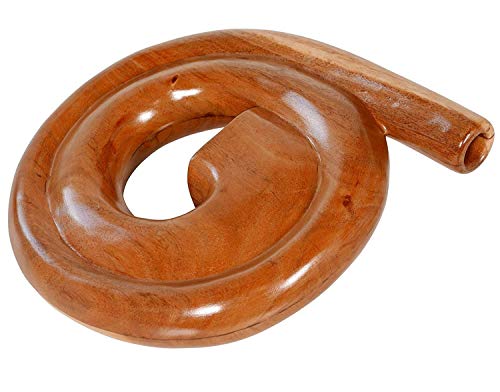 Spiral Shaped Didgeridoo SOLID MAHOGANY Wood Didgeridoo Percussion Instrument - PROFESSIONAL SOUND - JIVE BRAND (Spiral Spiral Shaped Didgeridoo SOLID MAHOGANY Wood Didgeridoo Percussion Instrument - PROFESSIONAL SOUND - JIVE BRAND (Spiral