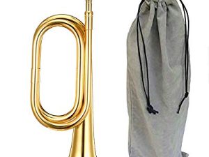 Liyafy Trumpet Brass Cavalry 7C Mouthpiece for Professional Cavalry Bugle Military Orchestra Gold