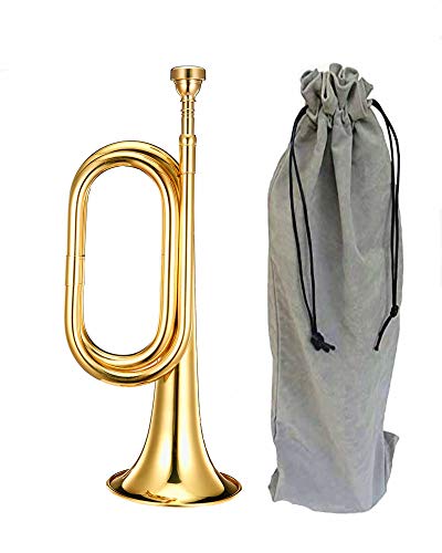 Liyafy Trumpet Brass Cavalry 7C Mouthpiece for Professional Cavalry Bugle Military Orchestra Gold Liyafy Trumpet Brass Cavalry 7C Mouthpiece for Professional Cavalry Bugle Military Orchestra Gold