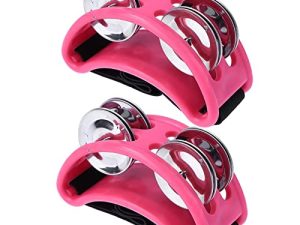 2PCS Foot Tambourine