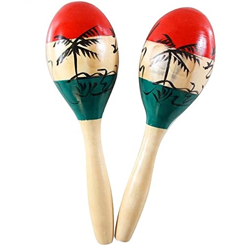 XWell Maracas for Kids & Adults 2PCs | Wood Rumba Shakers | Great Musical Instrument for Learning Activities | Hand Percussion with Sand Inside | Best for Parties XWell Maracas for Kids & Adults 2PCs | Wood Rumba Shakers | Great Musical Instrument for Learning Activities | Hand Percussion with Sand Inside | Best for Parties