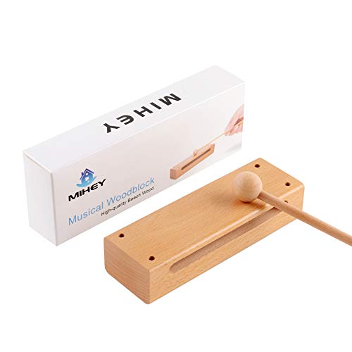 Musical Wood Block Percussion Instrument with Mallet Musical Wood Block Percussion Instrument with Mallet