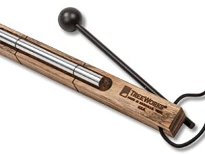 Treeworks Chimes (MADE IN U.S.A.) Single Tone Energy Chime for Meditation and Classroom Use-Includes mallet and cord handle (TRE410)