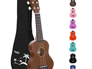 Strong Wind Soprano Ukulele - Stringed Musical Instrument Ukulele for Beginners