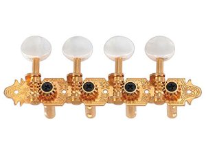 Golden Gate M-123 A-Model Mandolin Tuners - 2 Planks (4+4) - Gold