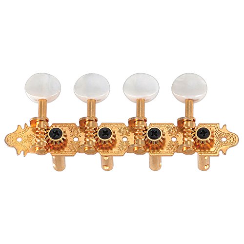 Golden Gate M-123 A-Model Mandolin Tuners - 2 Planks (4+4) - Gold Golden Gate M-123 A-Model Mandolin Tuners - 2 Planks (4+4) - Gold