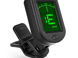 Guitar Tuner Clip on Ukulele Tuner-for Acoustic Electric Bass Ukulele Violin Tuner