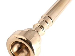 HENGYEE Gold Plated Trumpet Mouthpiece 3C 5C 7C Compatible with Yamaha Bach Conn King Replacement Musical Instruments Accessories