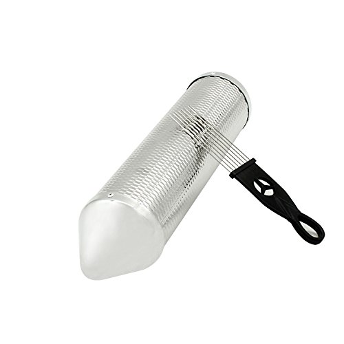 Mowind Stainless Steel Metal Guiro Percussion Instrument Musical Training Tool with Scraper Mowind Stainless Steel Metal Guiro Percussion Instrument Musical Training Tool with Scraper