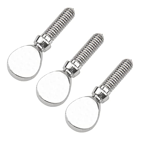 3Pcs Yootones Sax Neck Screw Tightening Screw Compatible with Sax Saxophone Bass Clarinet Accessory (Silver) 3Pcs Yootones Sax Neck Screw Tightening Screw Compatible with Sax Saxophone Bass Clarinet Accessory (Silver)