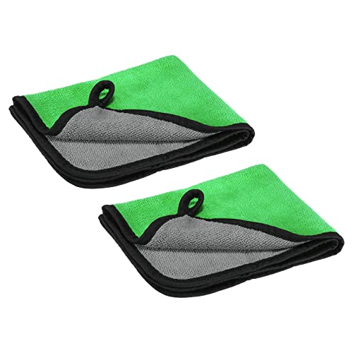 MECCANIXITY Microfiber Cleaning Cloths 12 x 16 Inch Guitar Polishing Cloths Microfiber Towels for Musical Instrument Guitar Piano Gray Green 2 Pack MECCANIXITY Microfiber Cleaning Cloths 12 x 16 Inch Guitar Polishing Cloths Microfiber Towels for Musical Instrument Guitar Piano Gray Green 2 Pack