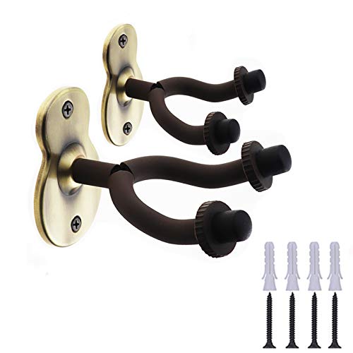 Guitar hanger Guitar hook Guitar holder Guitar wall mount hangers for Electric Acoustic and Bass Guitars(2-Pack) Guitar hanger Guitar hook Guitar holder Guitar wall mount hangers for Electric Acoustic and Bass Guitars(2-Pack)