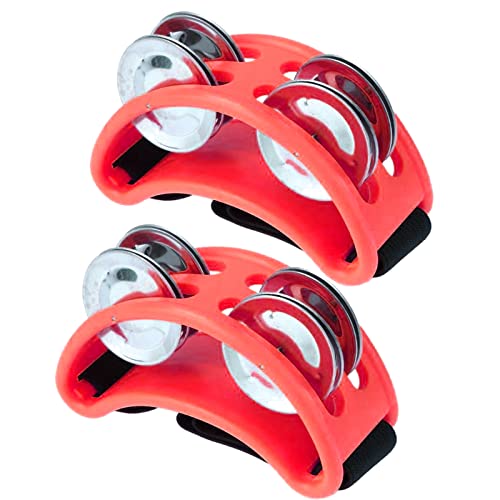 2PCS Foot Tambourine 2PCS Foot Tambourine