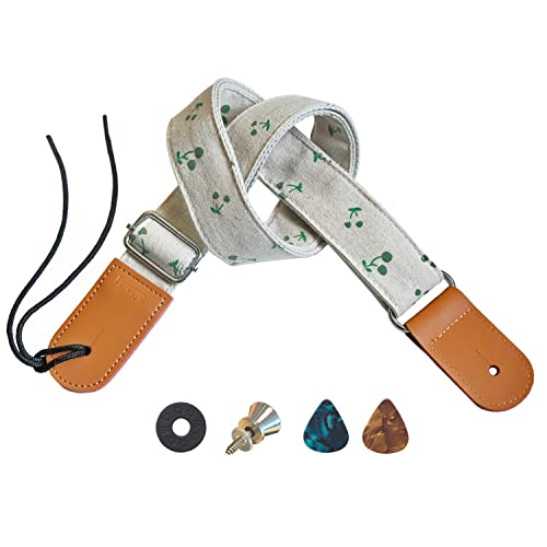 Farcaya Ukulele Strap Soprano Concert Tenor Baritone Banjo Mandolin Cotton Linen Leather Ends Uke Strap Farcaya Ukulele Strap Soprano Concert Tenor Baritone Banjo Mandolin Cotton Linen Leather Ends Uke Strap