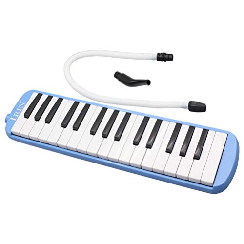 SUPVOX 32 Key Melodica Instrument with Mouthpiece Tube Air Piano Keyboards Pianica Musical Instrument with Soft Case for Music Lovers Beginners (Blue) SUPVOX 32 Key Melodica Instrument with Mouthpiece Tube Air Piano Keyboards Pianica Musical Instrument with Soft Case for Music Lovers Beginners (Blue)