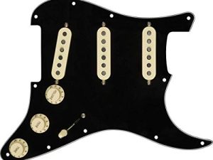 Fender Custom 69 Prewired Stratocaster Pickguard - 3-Ply Black