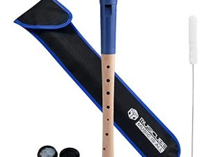 MUSICUBE Professional C-Soprano Recorder Instrument for Beginner Kids Adults German Fingering Single Hole Recorder Musical Instrument for School & Home 2-Pieces Recorder kit Gift Choice