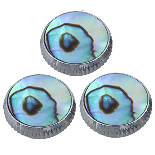 Liyafy 3Pcs Trumpet Valve Finger Buttons Musical Instruments Accessories Silver with Abalone shell Inlay Liyafy 3Pcs Trumpet Valve Finger Buttons Musical Instruments Accessories Silver with Abalone shell Inlay