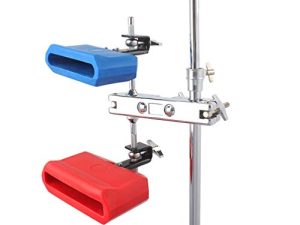 HEALLILY Jam Block Plastic Latin Percussion Block Drum Musical Instrument Kit Drums And Percussion Drum Accessory (Blue)