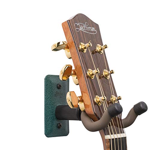String Swing Guitar Hanger - Holder for Electric Acoustic and Bass Guitars - Stand Accessories Home or Studio Wall - Musical Instruments Safe without Hard Cases – Emerald Heavy Duty Steel GCC11K String Swing Guitar Hanger - Holder for Electric Acoustic and Bass Guitars - Stand Accessories Home or Studio Wall - Musical Instruments Safe without Hard Cases – Emerald Heavy Duty Steel GCC11K