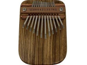 Mountain Melodies African Zebrawood 12 Key Thumb Piano Kalimba USA Made Musical Instrument