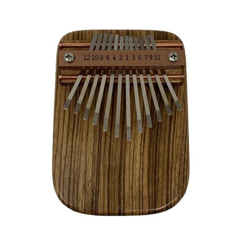 Mountain Melodies African Zebrawood 12 Key Thumb Piano Kalimba USA Made Musical Instrument Mountain Melodies African Zebrawood 12 Key Thumb Piano Kalimba USA Made Musical Instrument