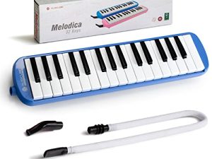 MUSICUBE Melodica for Kids 32 Keys Melodica Instrument Air Piano Keyboard with 1 Long Tube